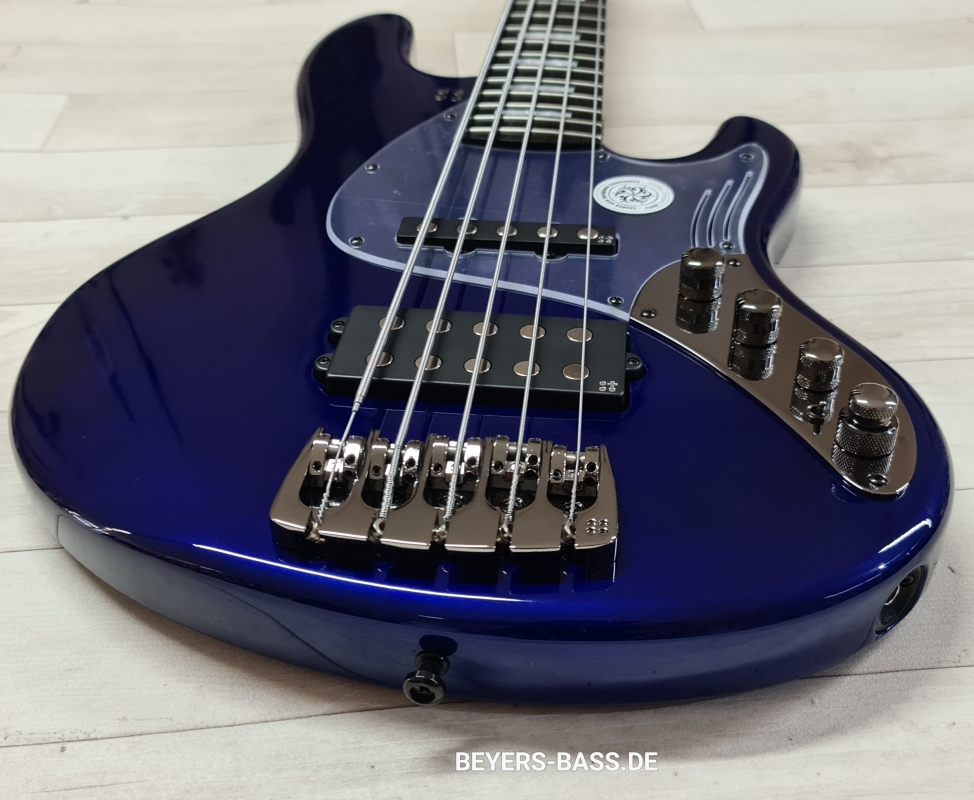 Sandberg California Grand Dark Custom TM5 Ebony, San Remo Blue Highgloss